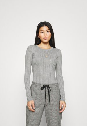 SCALLOP DETAIL - Jersey de punto - mottled grey