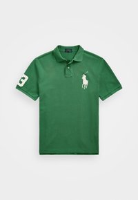 CUSTOM SLIM FIT BIG PONY MESH SHIRT - Polo - antique green