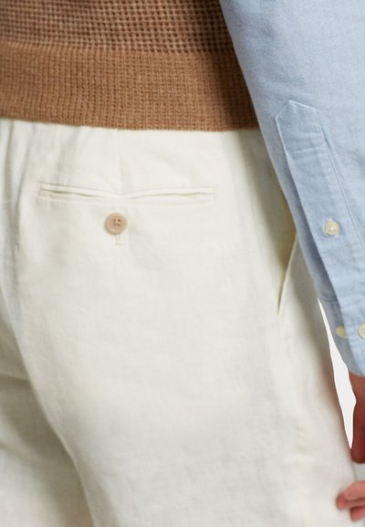Polo Ralph Lauren LINEN SUIT TROUSER - Bukse - cream