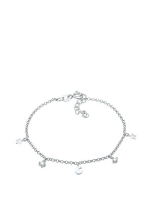 Elli STAR MOON ANKLET - Armband - silber