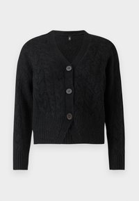 ONLRIO LIFE CABLE CARDIGAN  - Chaqueta de punto - black