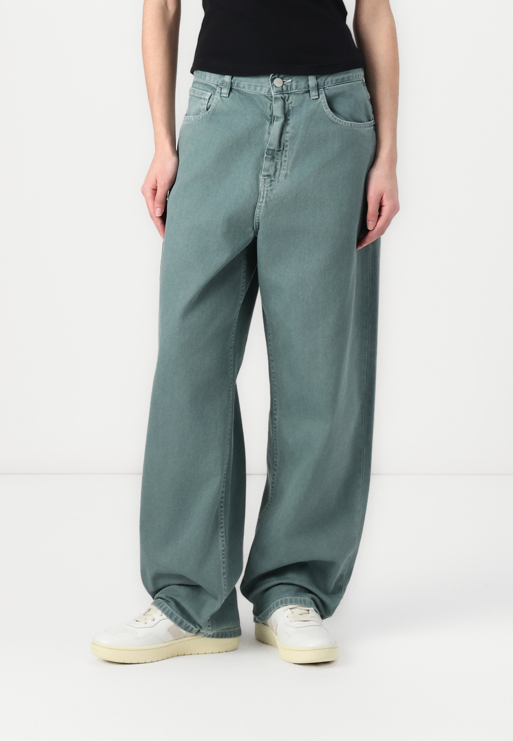 Carhartt WIP BRANDON PANT - Jeans Relaxed Fit - silver pine stone 