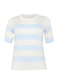 Unselected, chalk light blue wide stripe