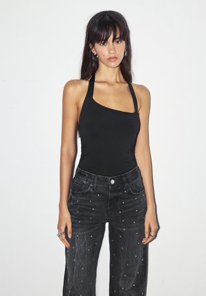 ASYMMETRIC  - Top - mottled black