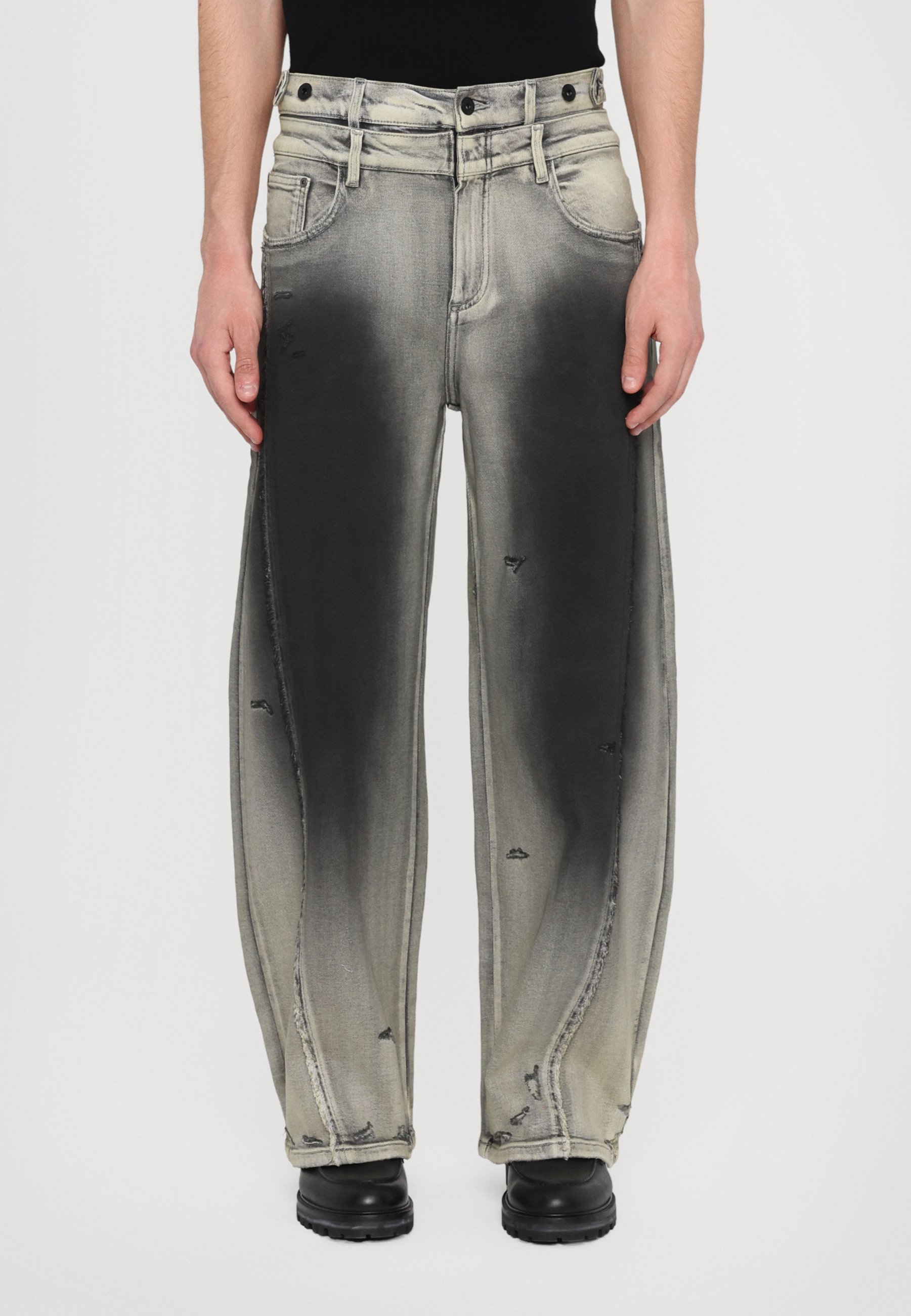 パンツ FengChenwang DECONSTRUCTION WASHED JEANS FENG CHEN WANG DECONSTRUCTION WASHED JEANS – 082plus