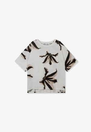 10DAYS, 10DAYS TOPS TEE FLOWER - T-shirt imprimé - ecru