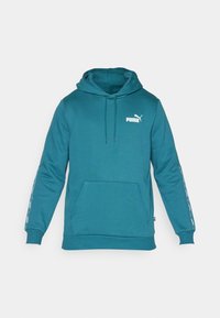TAPE HOODIE - Felpa - cold green