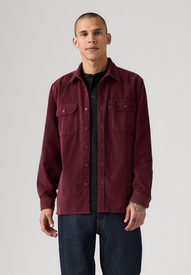 Levi's® JACKSON WORKER - Shirt - tawny port/bordeaux