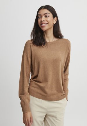 ONECK - Strickpullover - toasted coconut melange