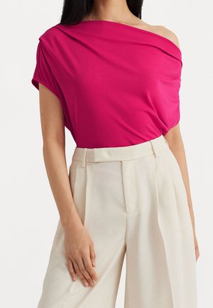 T-shirt med print - pink