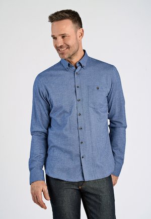 Jack's Sportswear MÉLANGE BRUSHED  - Overhemd - dusty blue mel
