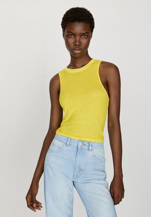 SLEEVELESS - Top - yellow
