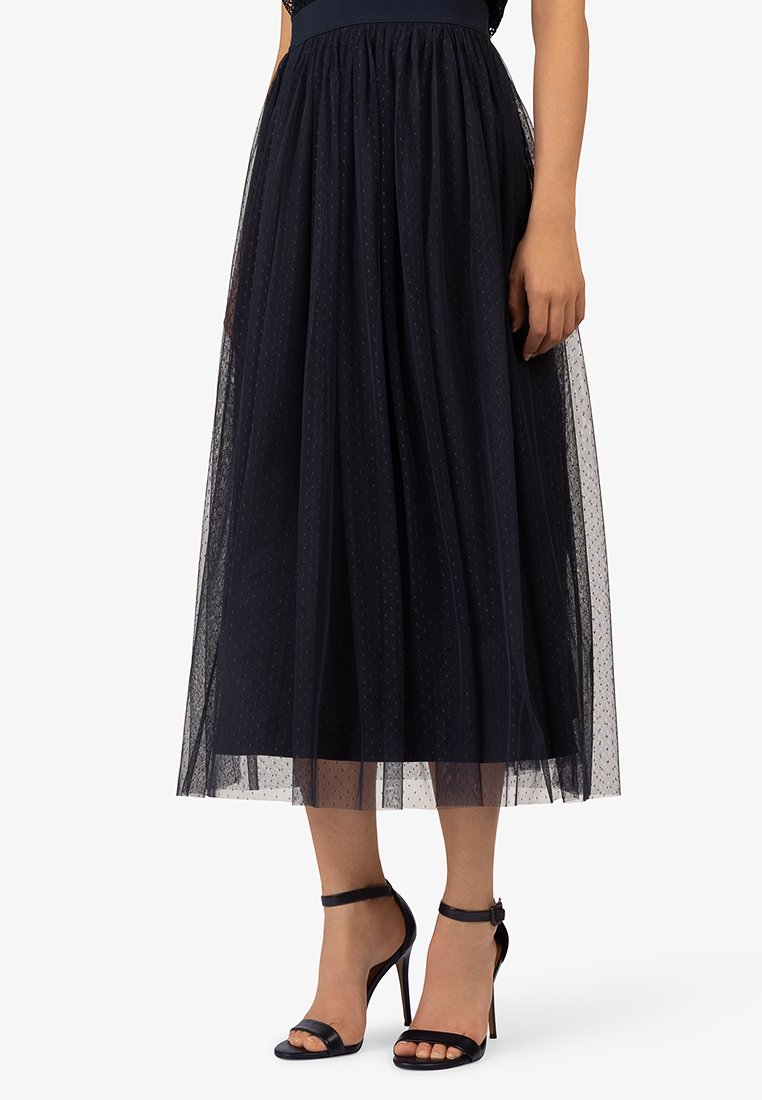 Apart Glamour A-lijn rok donkerblauw Apart Glamour A-lijn rok donkerblauw