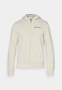 ICONS CONTRAST - Zip-up sweatshirt - beige