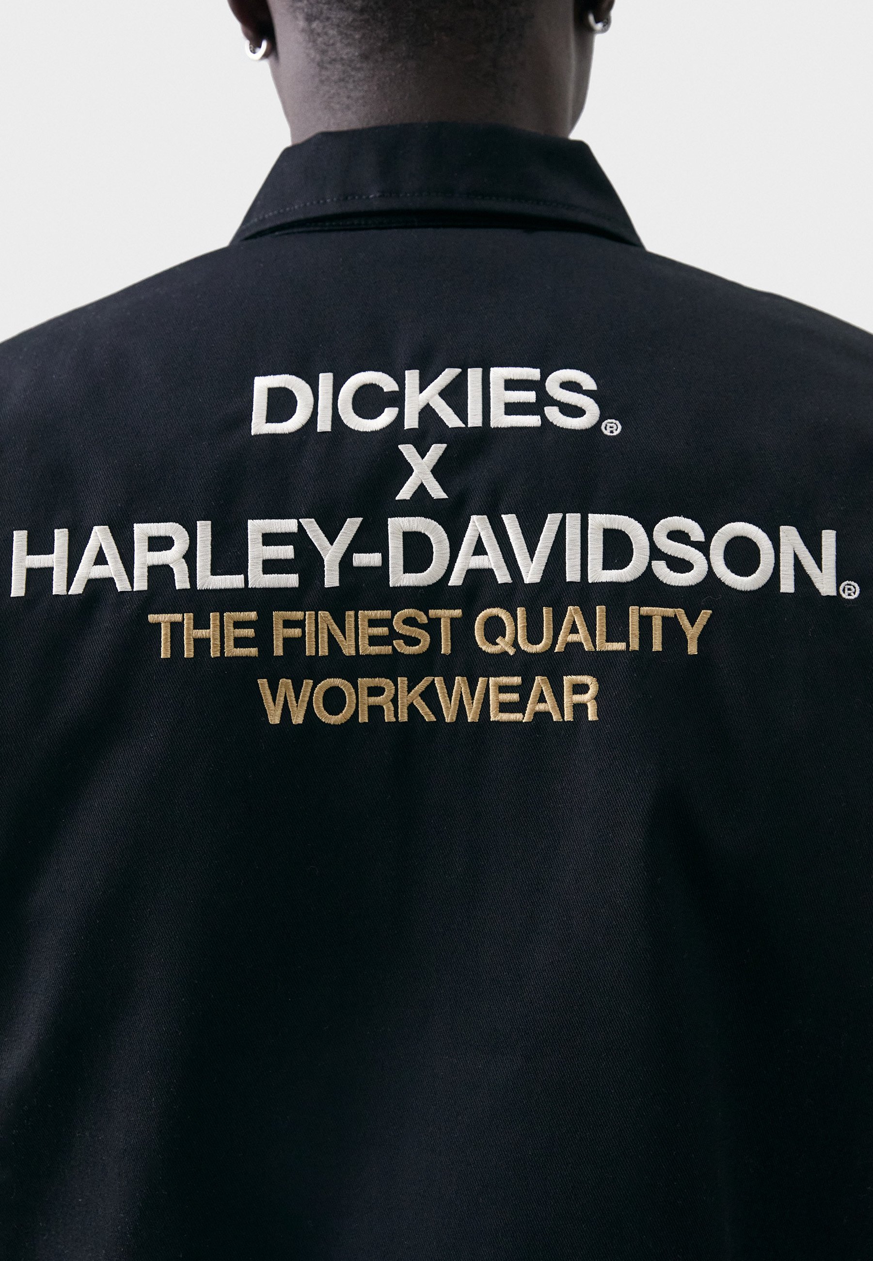 Dickies x Harley-Davidson ジャケット ブラック Harley-Davidson x Dickies Men's Quilted Lined Eisenhower Jacket