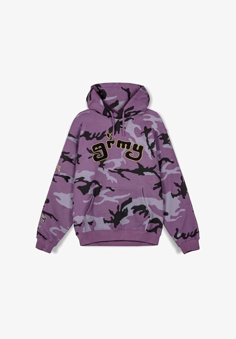 Grimey GRIMEY ALL OVER PRINT TUSKER TEMPLE VINTAGE - Jersey con capucha - purpura