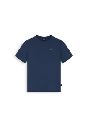 REGULAR FIT CREWNECK SS  - T-shirt print - navy