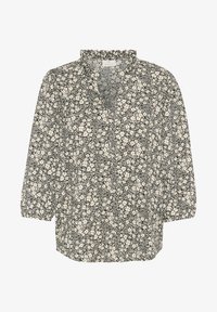 Ausgewählt, black white flower print