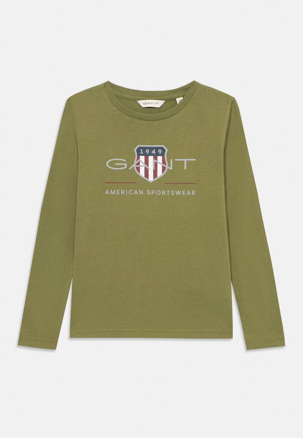 ARCHIVE SHIELD UNISEX - Long sleeved top - washed olive