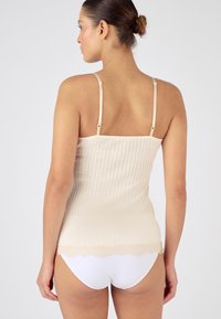 Damart CARACO POINTELLE - Maglietta intima - marron