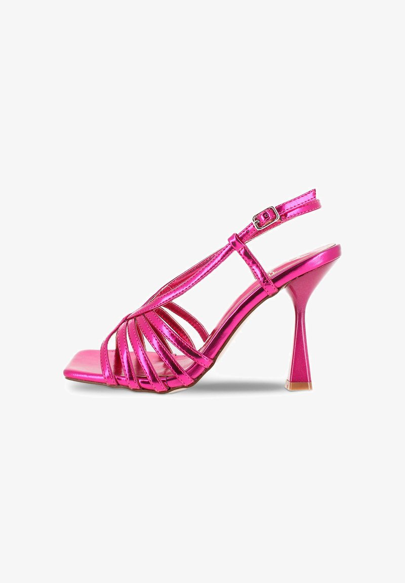 Blogger Sandalias de tacón - rosa