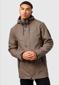 STONE HARBOUR TAMIO - Regnjakke / vandafvisende jakker - dark taupe