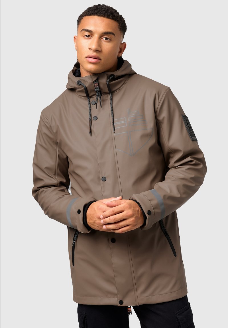 STONE HARBOUR TAMIO - Regnjakke / vandafvisende jakker - dark taupe