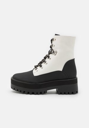 Even&Odd Bottines à lacets - white