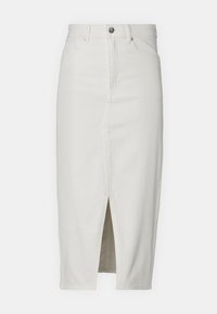 VMVERI CALF - Jupe crayon - cloud dancer