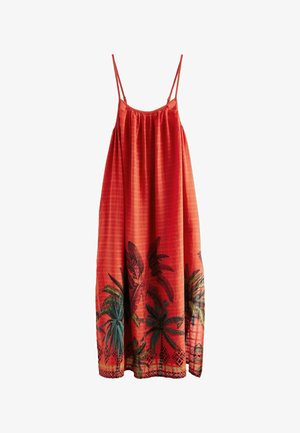 Next REGULAR FIT - Vestito lungo - coral red