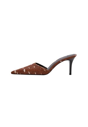 Mango, ADULT - Mules de tacón - medium brown