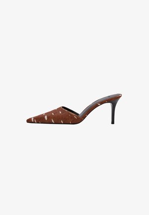 Mango, ADULT - Mules de tacón - medium brown