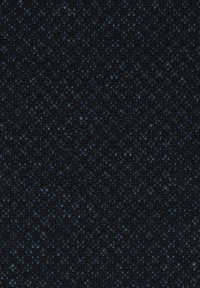 Textured black fabric with subtle blue accents, knit pattern; soft and dense with a slight sheen, suitable for upholstery or clothing.