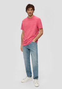 s.Oliver CREW NECK - Jednoduché tričko - pink