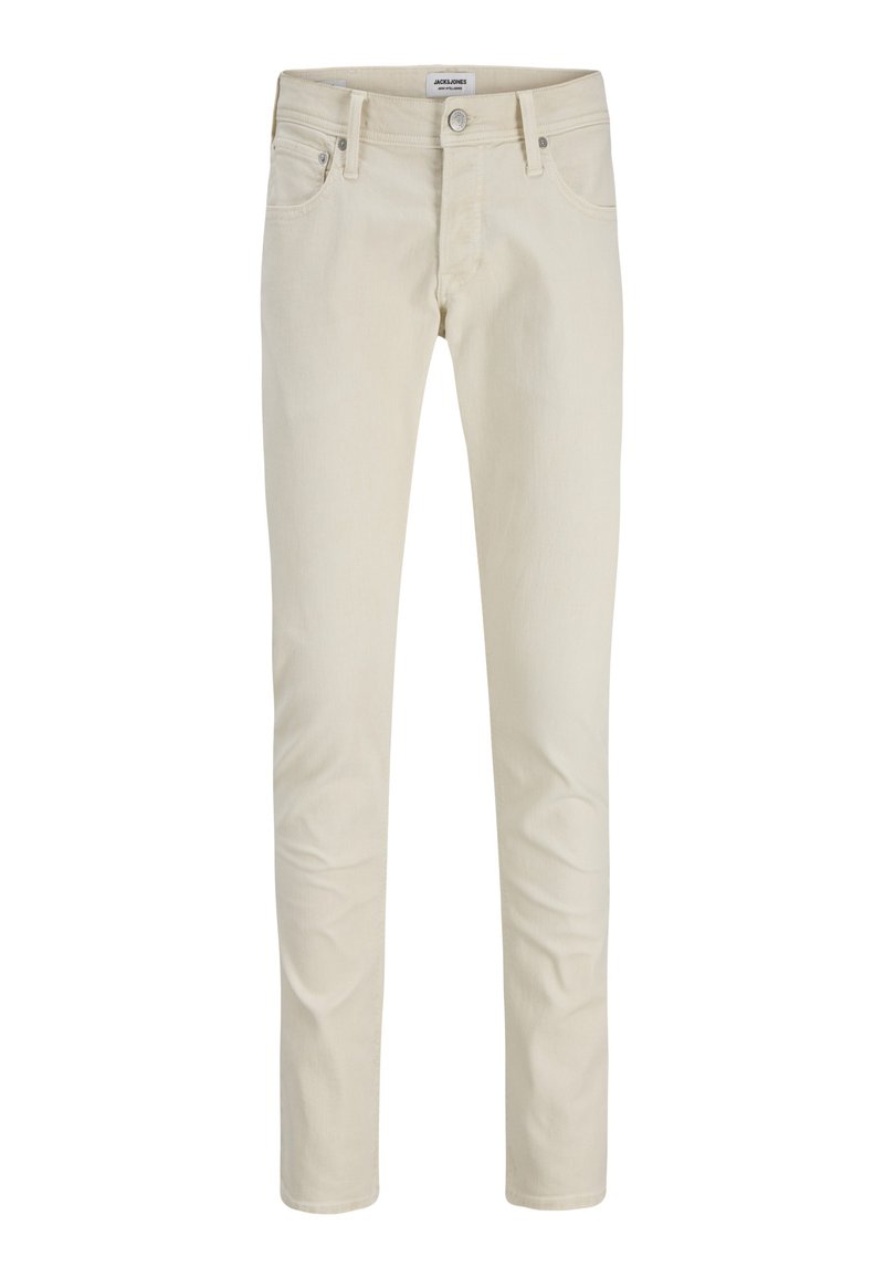 jack & jones Slim fit jeans wit denim/whitedenim