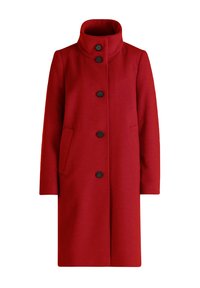 MIT KRAGEN - Manteau classique - rot