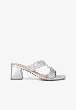 Bibi Lou SABOT - Mules de tacón - argento