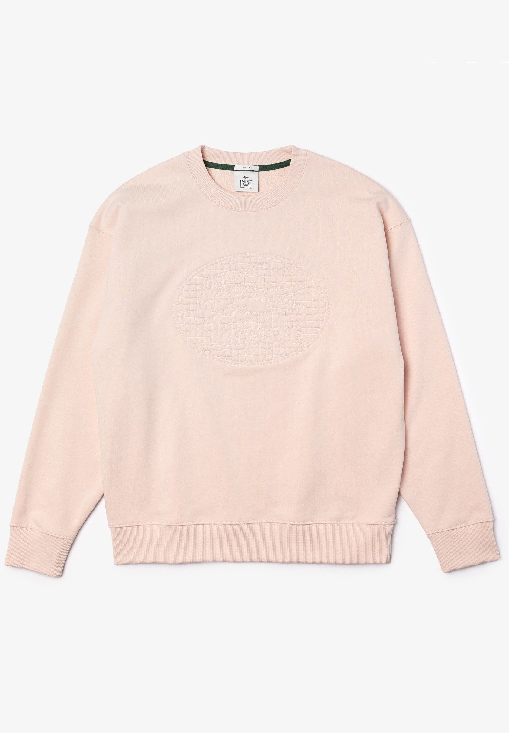 lacoste sweat rose