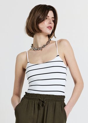 SPALLINA SOTTILE TACTEL - Body - var bianco ottico