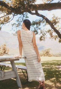 Next FRINGE MIDI SLEEVELESS REGULAR FIT - Maxikjoler - white