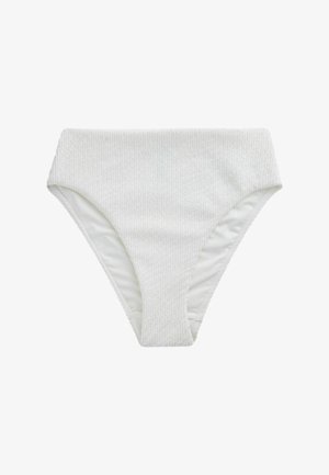Next, HIGH WAIST HIGH LEG FIT - BIKINI BOTTOM - Slip bikini - cream crinkle