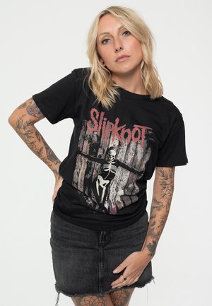 Paradiso Clothing SLIPKNOT  CHAPTER BOYFRIEND FIT - Print T-shirt - black