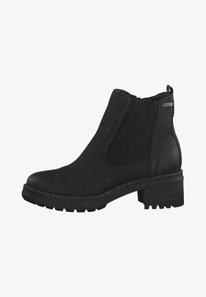 Jana Platform ankle boots - black nubuk