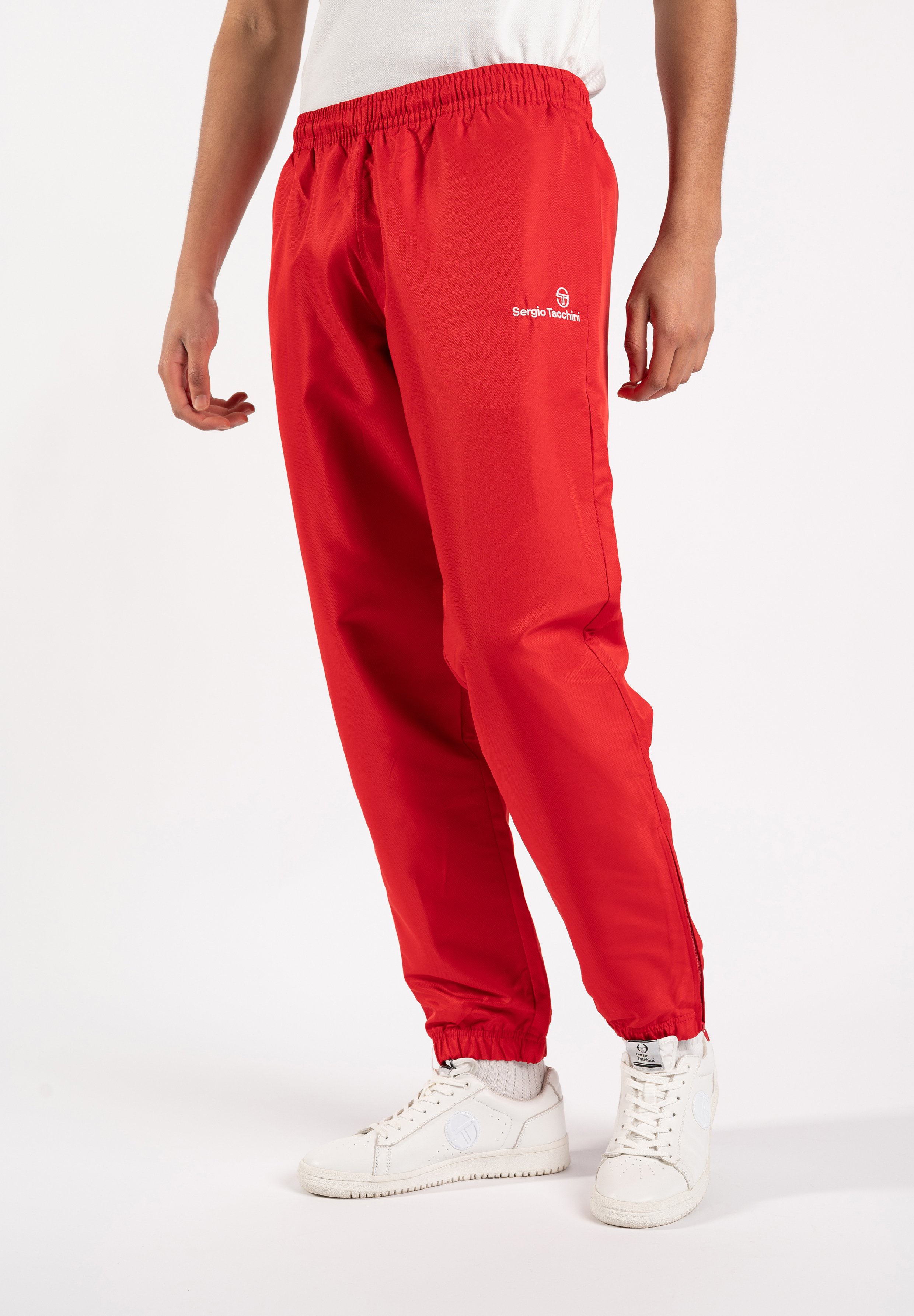 Sergio Tacchini CARSON PANTS - Pantalones deportivos - red white/rojo -  Zalando.es