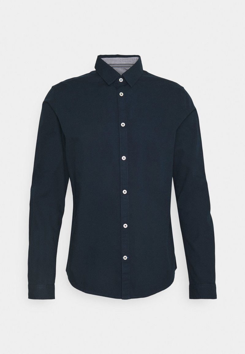 TOM TAILOR DOBBY - Camicia - dark blue
