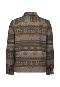NO EXCESS PATTERNED JACQUARD - Summer jacket - taupe