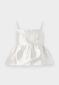 SHINY PEPLUM - Top - off white