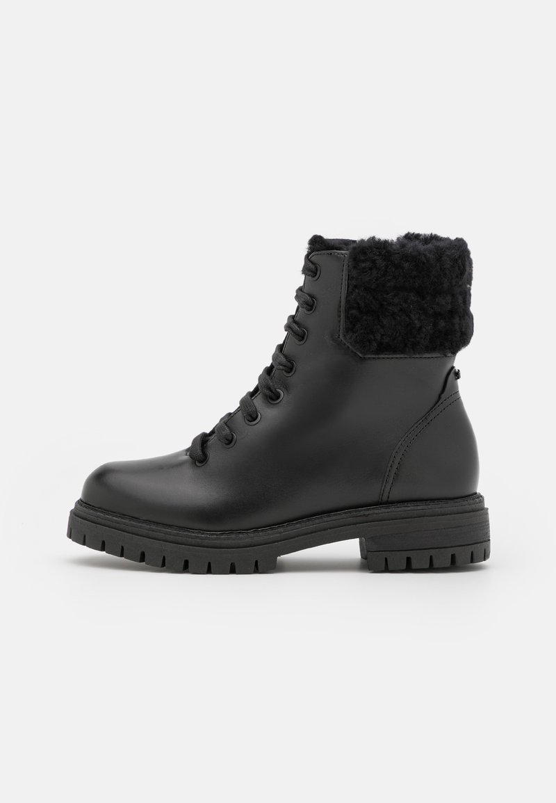 Dune London Veterboots zwart Dune London Veterboots zwart