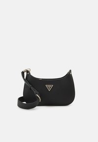 Guess - MERIDIAN MINI TOP ZIP  - Kézitáska - black Miniatűr kép 1