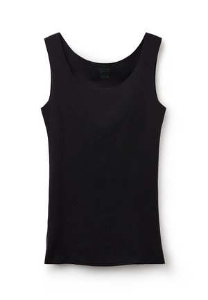 Intimissimi, ROUND NECK AND RAW CUT - Tílko - black